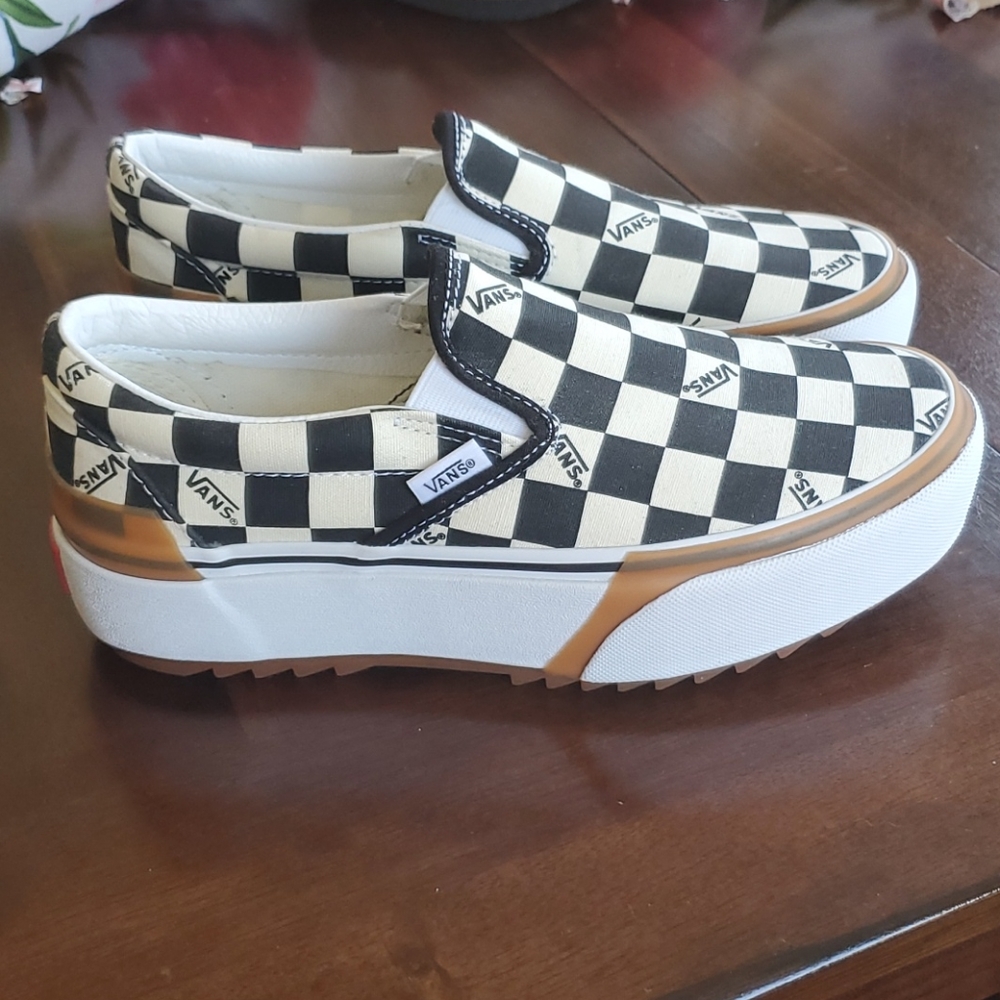 Vans Stacked Checkerboard Slip On - image 1